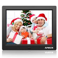 Digital Picture Frame, APESIN 8 Inch 1024x768 Pixels HD Screen(Black)