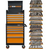 GEARWRENCH 791 Piece Master Mechanics Tool Set in Premium Modular Foam Trays with GSX Mobile Tool Storage | MEGAMODPRO
