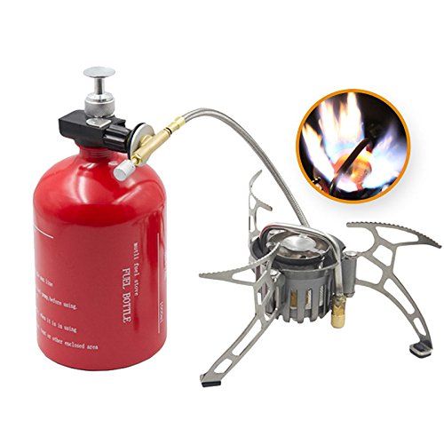  APG Portable Camping Stove Oil/Gas Multi-Use Gasoline Stove 1000ml Picnic Cooker Hiking Equipment