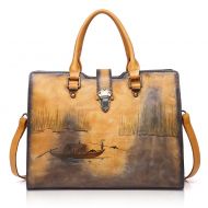 APHISON Designer Soft Leather Totes Handbags for Women, Ladies Satchels Shoulder Bags