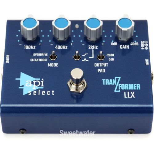  API TranZformer LLX Bass EQ/Boost Pedal with Overdrive