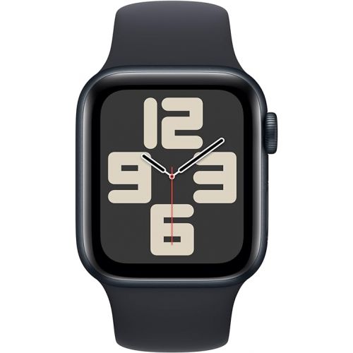 애플 Apple Watch SE (2nd Gen) [GPS + Cellular 40mm] Smartwatch with Midnight Aluminum Case with Midnight Sport Band S/M. Fitness & Sleep Tracker, Crash Detection, Heart Rate Monitor
