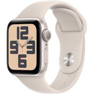 Apple Watch SE (2nd Gen) [GPS 40mm] Smartwatch with Starlight Aluminum Case with Starlight Sport Band S/M. Fitness & Sleep Tracker, Crash Detection, Heart Rate Monitor