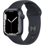 Apple Watch Series 7 (GPS, 41MM) - Midnight Aluminum Case with Midnight Sport Band (Renewed Premium)