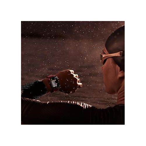 애플 Apple Watch Series 9 [GPS 45mm] Smartwatch with Midnight Aluminum Case with Midnight Sport Loop. Fitness Tracker, Blood Oxygen & ECG Apps, Always-On Retina Display, Carbon Neutral (Renewed)