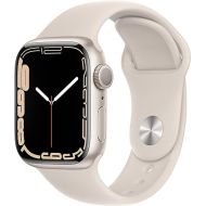 Apple Watch Series 7 (GPS, 41MM) - Starlight Aluminum Case with Starlight Sport Band (Renewed Premium)