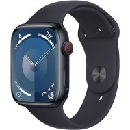 Apple Watch Series 9 45mm (GPS + Cellular) Aluminum Black with Medium/Large Black Sport Band
