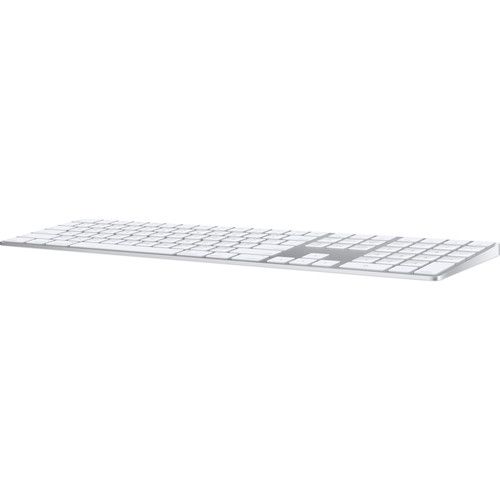 애플 Apple Magic Wireless Silver Keyboard with Numeric Keypad Kit with White Magic Mouse and Trackpad