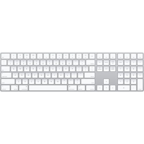 애플 Apple Magic Wireless Keyboard with Numeric Keypad (Silver)