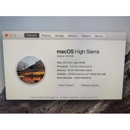 애플 [아마존 핫딜]  [아마존핫딜]Apple iMac ME088LL/A 27in Intel Core i5-4570 X4 3.2GHz 8GB 1TB, Silver (Renewed)