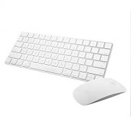 [아마존 핫딜]  [아마존핫딜]Apple Wireless Magic Keyboard 2 -MLA22LL/A with Apple Magic Bluetooth Mouse 2 -MLA02LL/A (Renewed)