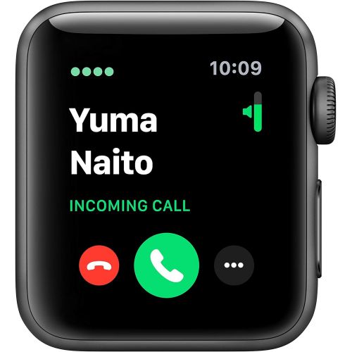 애플 [아마존베스트]AppleWatch Series3 (GPS+Cellular, 38mm) - Space Gray Aluminium Case with Black Sport Band