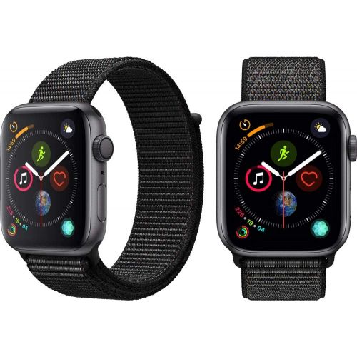 애플 [아마존베스트]AppleWatch Series4 (GPS, 44mm) - Space Gray Aluminium Case with Black Sport Loop