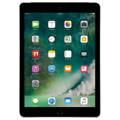 애플 Apple iPad 9.7 with WiFi 32GB- Space Gray (2017 Model) (Renewed)