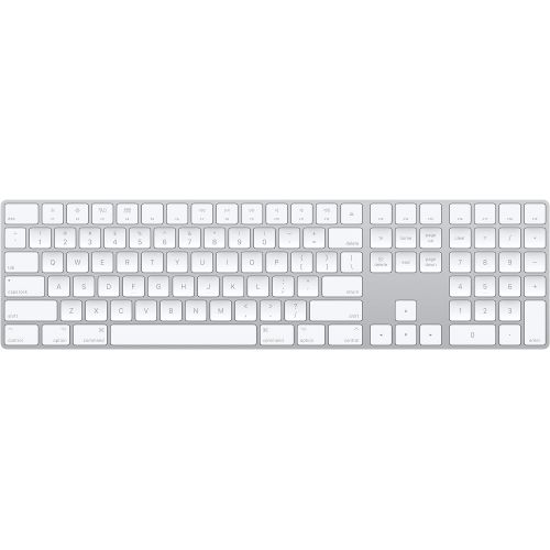 애플 [아마존베스트]Apple Magic Keyboard with Numeric Keypad (Wireless, Rechargable) (US English) - Silver