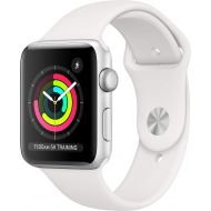 [아마존베스트]Apple Watch Series 3 (GPS, 42mm) - Silver Aluminium Case with White Sport Band