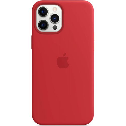 애플 [아마존베스트]Apple Silicone Case with MagSafe (for iPhone 12 Pro Max) - (PRODUCT)RED