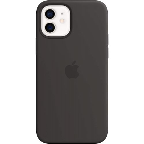 애플 [아마존베스트]Apple Silicone Case with MagSafe (for iPhone 12 | 12 Pro) - Black