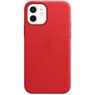 [아마존베스트]Apple Leather Case with MagSafe (for iPhone 12, 12 Pro) - (PRODUCT)RED