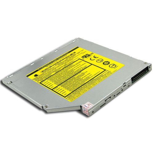 애플 New 9.5mm IDE ATA DVD SuperDrive CW-8221-C 8X DVD Player DVD-ROM Reader Combo 16X CD Burner Slot-in Optical Drive for Apple Macbook 13 2006 A1181 Core 2 Duo Black & White