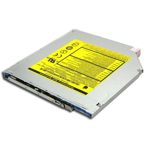 애플 New 9.5mm IDE ATA DVD SuperDrive CW-8221-C 8X DVD Player DVD-ROM Reader Combo 16X CD Burner Slot-in Optical Drive for Apple Macbook 13 2006 A1181 Core 2 Duo Black & White