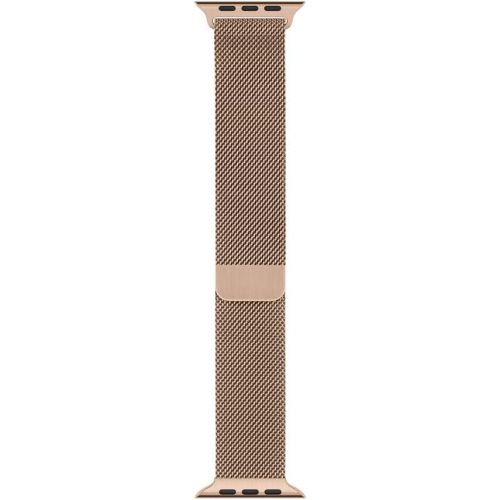 애플 Apple Watch 40mm Milanese Loop Smartwatch Replacement Band for 38mm or 40mm Watch Series 1, 2, 3 and 4 - Gold (MTU42AMA)