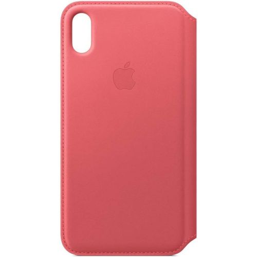 애플 Apple Leather Folio (for iPhone Xs Max) - Peony Pink