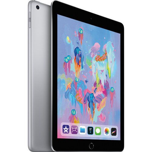 애플 Apple 9.7 iPad Wi-Fi Cellular LTE (2018) Newest Model (Base 32GB LTE, Space Gray)