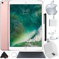 Apple iPad Pro 10.5 inch (64GB, Wi-Fi + 4G LTE, Rose Gold) Mid 2017 Version - Bundle wApple Smart Keyboard