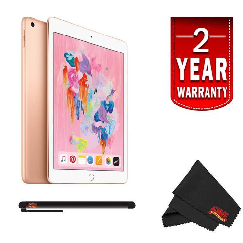 애플 Apple 9.7 iPad Wi-Fi Cellular LTE (2018) Newest Model (32GB LTE, Gold)