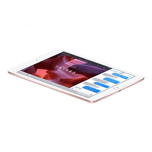 애플 Apple iPad Pro 9.7-inch Wi-Fi plus Cellular, 128GB, Rose Gold (Year: 2016)