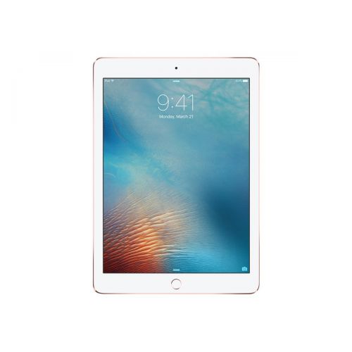 애플 Apple iPad Pro 9.7-inch Wi-Fi plus Cellular, 128GB, Rose Gold (Year: 2016)