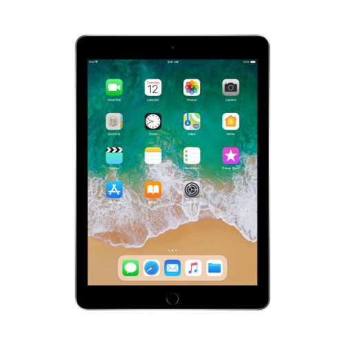 애플 Apple iPad (5th Generation) Wi-Fi, 128GB - Space Gray (Refurbished)