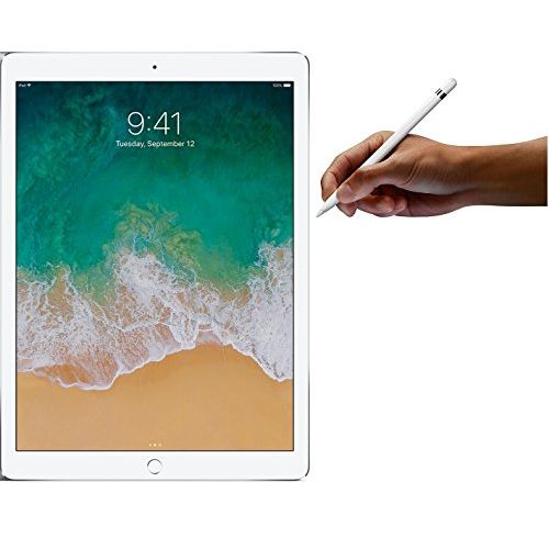 애플 Apple iPad Pro 12.9-inch 512GB Silver 2nd Generation Apple Pencil Bundle (Wi-Fi Only, Mid 2017) Newest Version