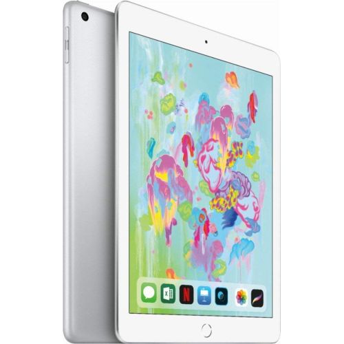 애플 Apple iPad with Wi-Fi (2018 Model), 9.7 Inch Retina Display, A10 Fusion chip, 2GB RAM, Touch ID, Apple Pay, Night Shift, Choose Your Size and Color