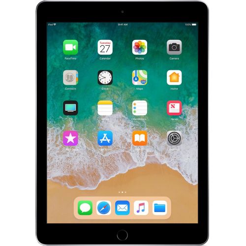 애플 Apple 9.7 iPad (6th Generation, 128GB, Wi-Fi Only, Space Grey)