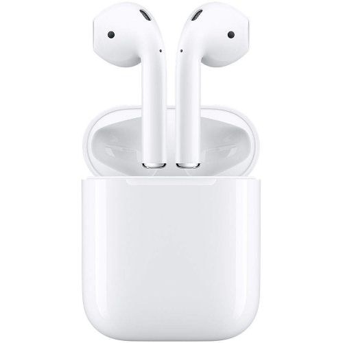 애플 Apple MMEF2AMA AirPods Wireless Bluetooth Headset for iPhones with iOS 10 or Later White - (Refurbished)