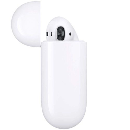 애플 Apple MMEF2AMA AirPods Wireless Bluetooth Headset for iPhones with iOS 10 or Later White - (Refurbished)