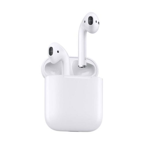 애플 Apple MMEF2AMA AirPods Wireless Bluetooth Headset for iPhones with iOS 10 or Later White - (Refurbished)