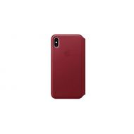 Apple Leather Folio (for iPhone Xs Max) - (Product) RED