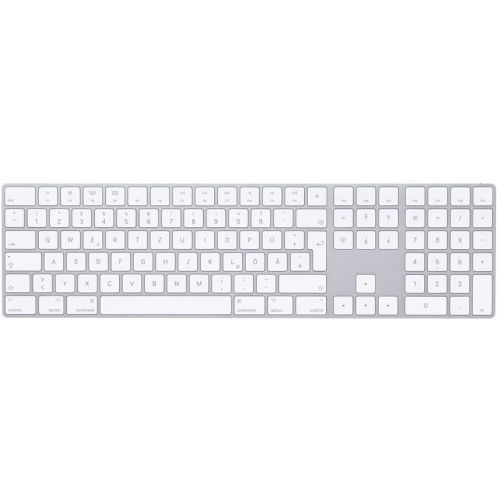 애플 Apple Magic Keyboard with Numeric Keypad (Wireless, Rechargable) (Swiss) - Space Gray