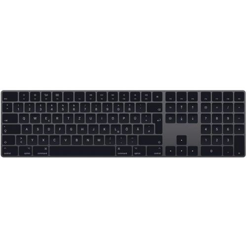 애플 Apple Magic Keyboard with Numeric Keypad (Wireless, Rechargable) (Swiss) - Space Gray