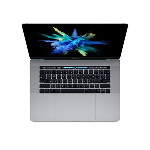 애플 Apple MacBook Pro with Touch Bar (Mid 2017), 15.4, Intel Core i7-7700HQ Quad-Core 2.8GHz, 256GB, 16GB DDR3, 802.11ac, Bluetooth, macOS 10.12.5 Sierra, Space Gray (Refurbished)