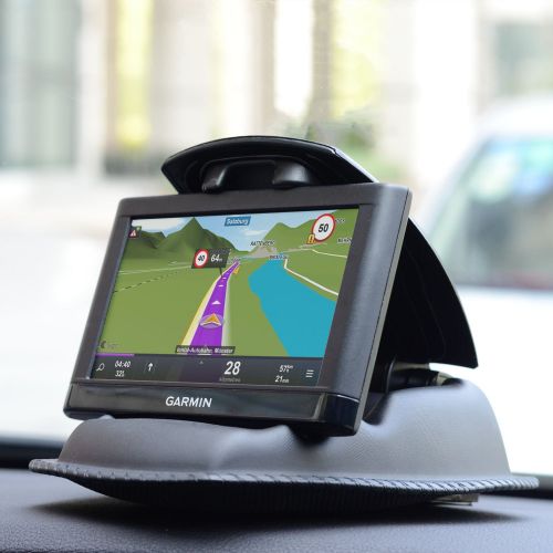  GPS Mount, APPS2Car GPS Dashboard Mount Nonslip Beanbag Friction GPS Holder for Garmin Nuvi Tomtom Via GO Magellan Roadmate & Other 3.5-6 Inch GPS Devices & Smartphones