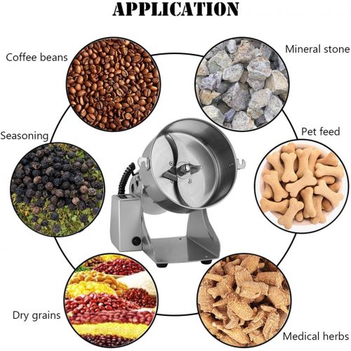  [아마존베스트]APWONE 1000gram Electric Grain Mills Grinder Powder LCD Digital Stainless Steel Ultra Grinder Machine Pulverizer for Kitchen Herb Spice Pepper Coffee Corn