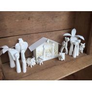 /APaperLifeOriginals Paper Quilled Nativity Scene - Complete Set