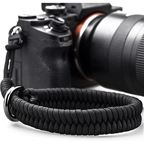  [아마존베스트]HAI BEN Camera Wrist Strap with Safer Connector for Nikon Canon Sony Panasonic Fujifilm Olympus DSLR Mirrorless, Adjustable Paracord Camera Wrist Lanyard, Quick Release Camera Hand Strap (