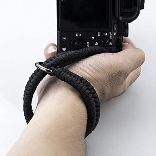  [아마존베스트]HAI BEN Camera Wrist Strap with Safer Connector for Nikon Canon Sony Panasonic Fujifilm Olympus DSLR Mirrorless, Adjustable Paracord Camera Wrist Lanyard, Quick Release Camera Hand Strap (