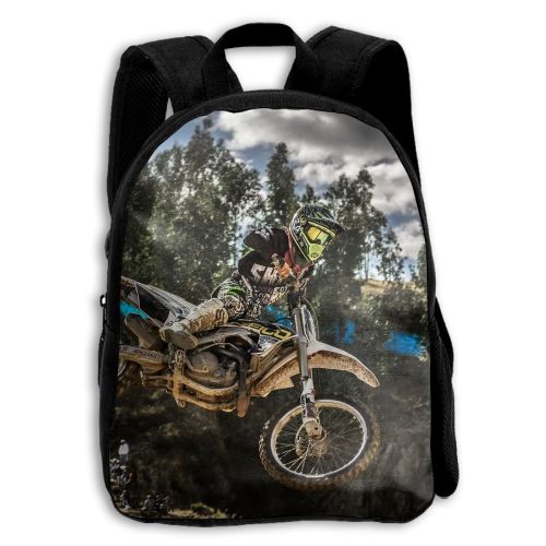  AQCNNB Motocross Sport Motorcycle Vehicle School Backpack Children Shoulder Daypack Kid