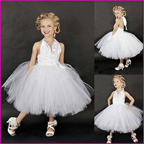  AQTOPS Girls Marilyn Monroe Dress Costumes Halloween Role Play Outfits